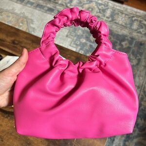 Abercrombie small hot pink clutch